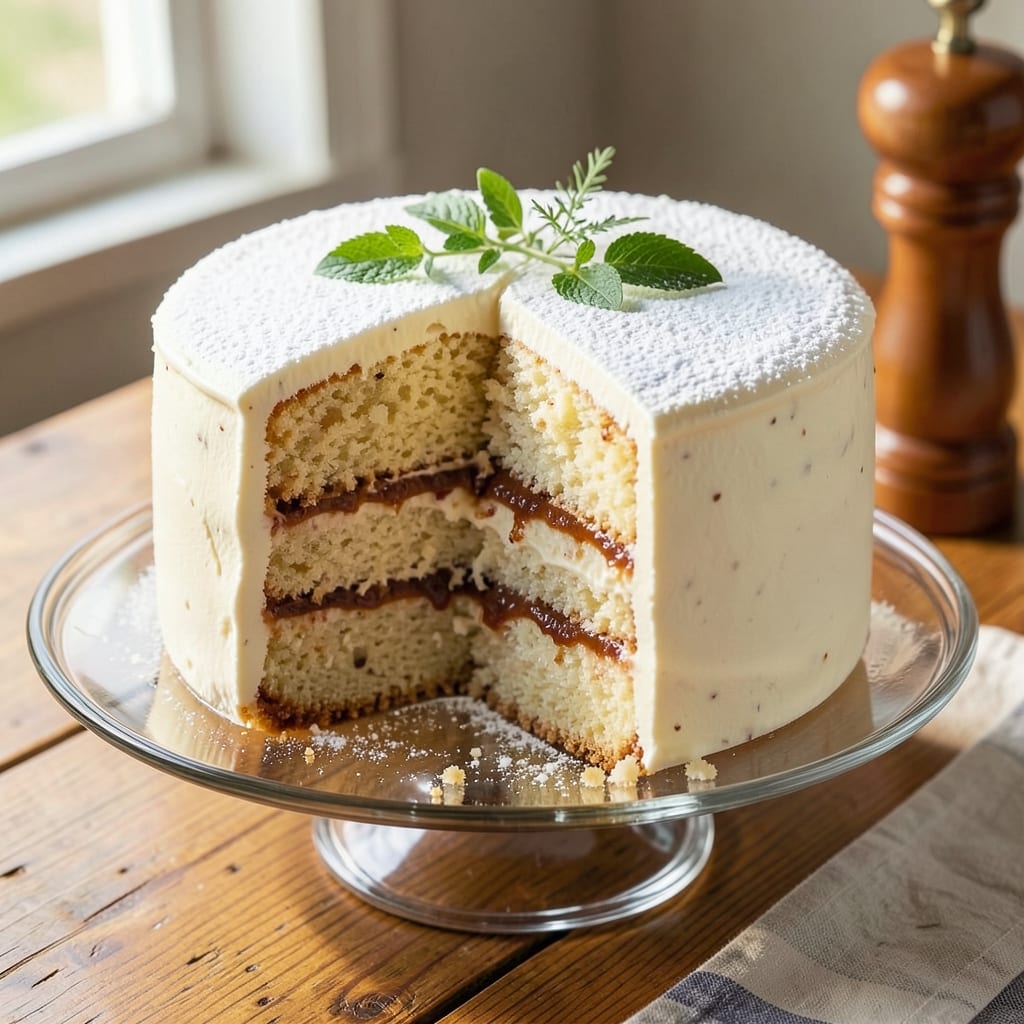 1kg Vanilla Cake Recipe: Moist Crumb and Vanilla Bean Frosting Rivers