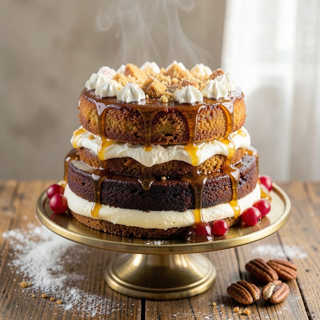 Alternative Christmas Cake Recipe: Nutty Swirls and Spiced Moisture Without Booze