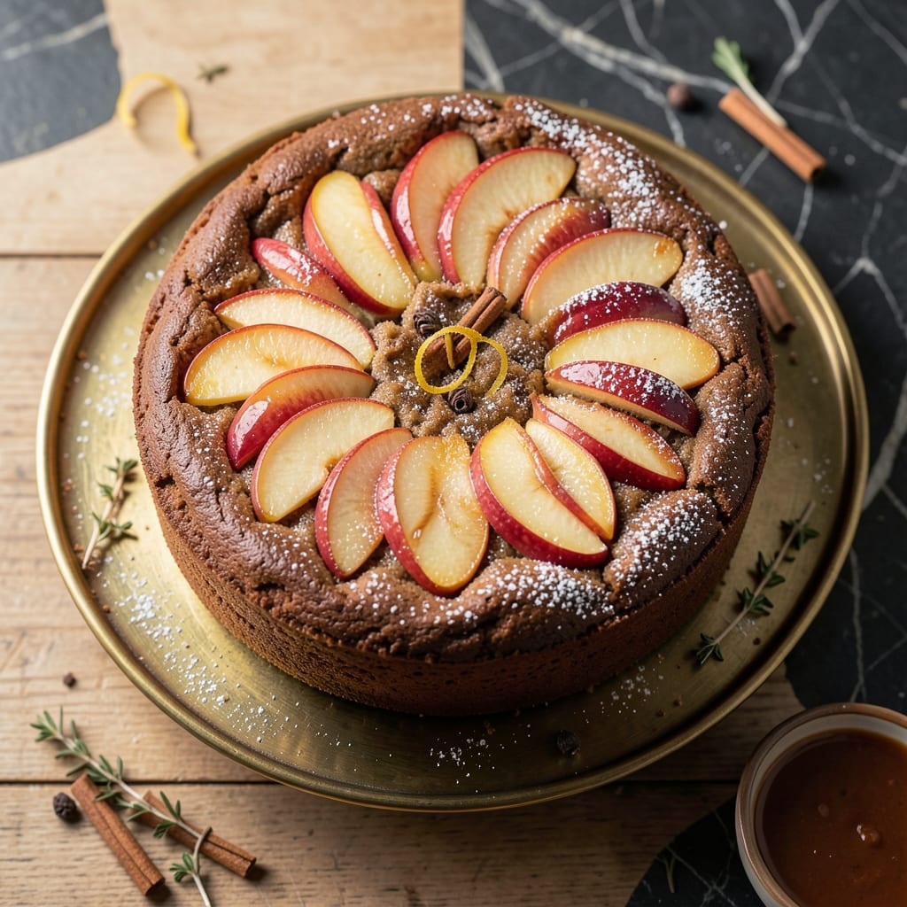 8-Inch Apple Cake Recipe: Spiced Apple Filling in Buttery Layers