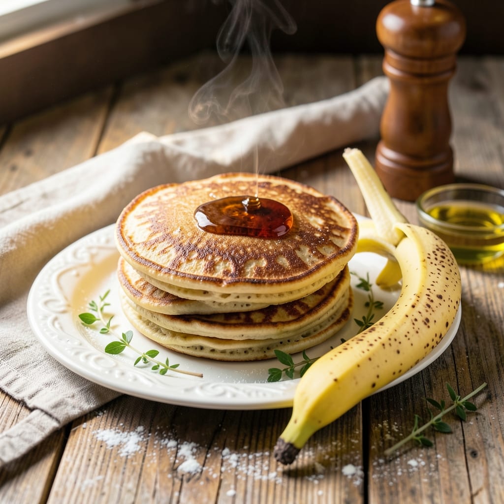 1 Banana Pancake No Egg Recipe: Fluffy and Sweet Without Dairy