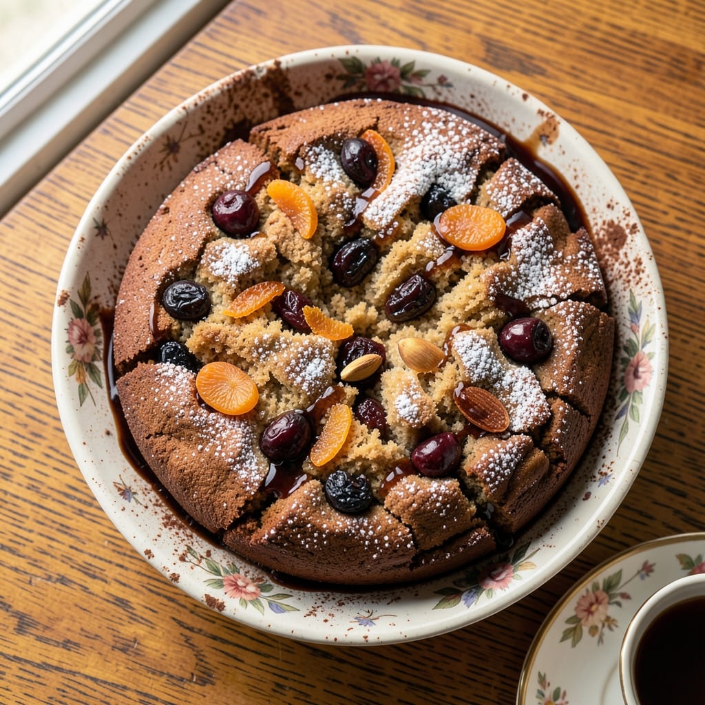 1950s Fruit Cake Recipe: Boozy-Spiced Grandeur With Edible Fondant Bridges