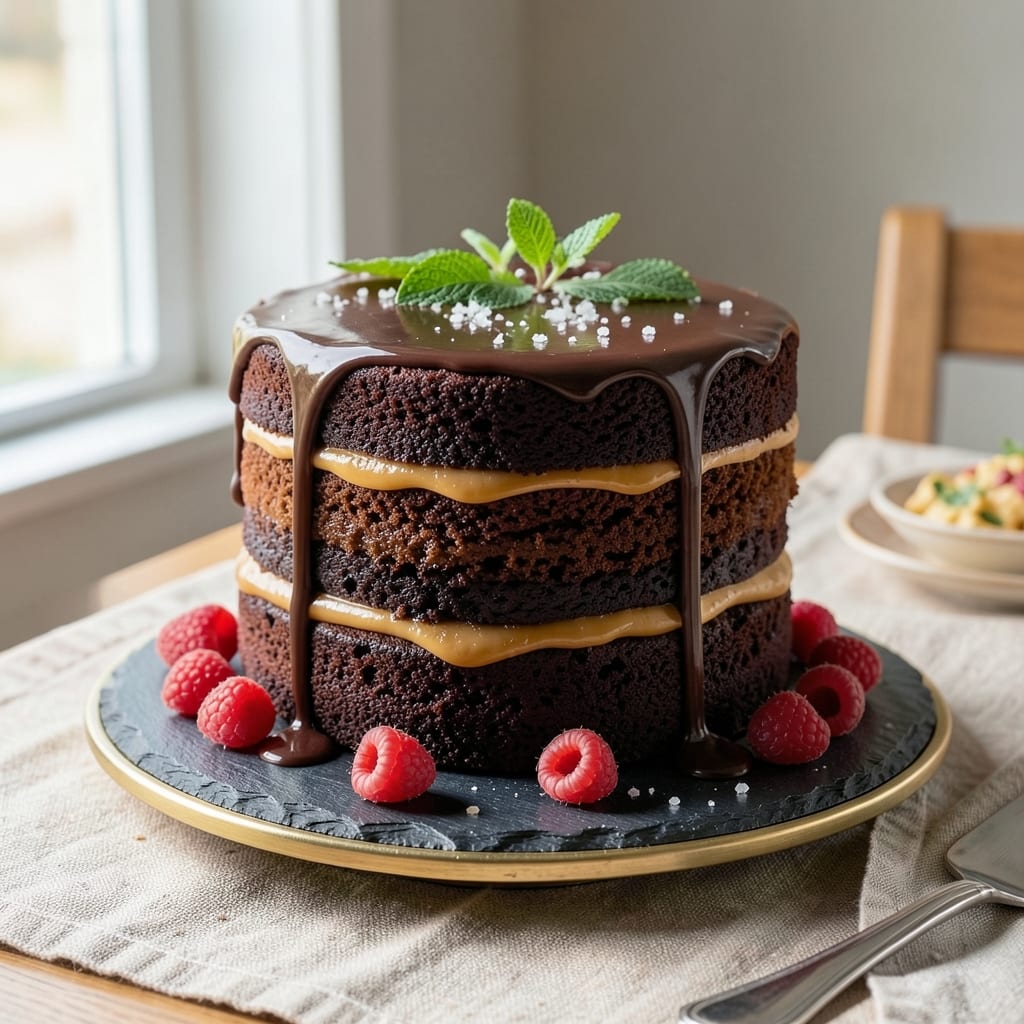 6-Inch Chocolate Sponge Cake Recipe: Rich Ganache Soak for Dense, Fudgy Layers