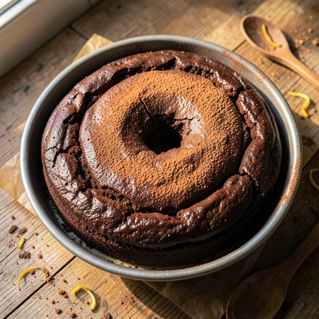 10-Inch Round Chocolate Cake Recipe: Moist Crumb With Decadent Ganache Drizzle