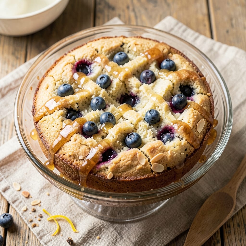 Almond Flour Blueberry Cake Recipe: Fluffy Layers With Bursting Fruit