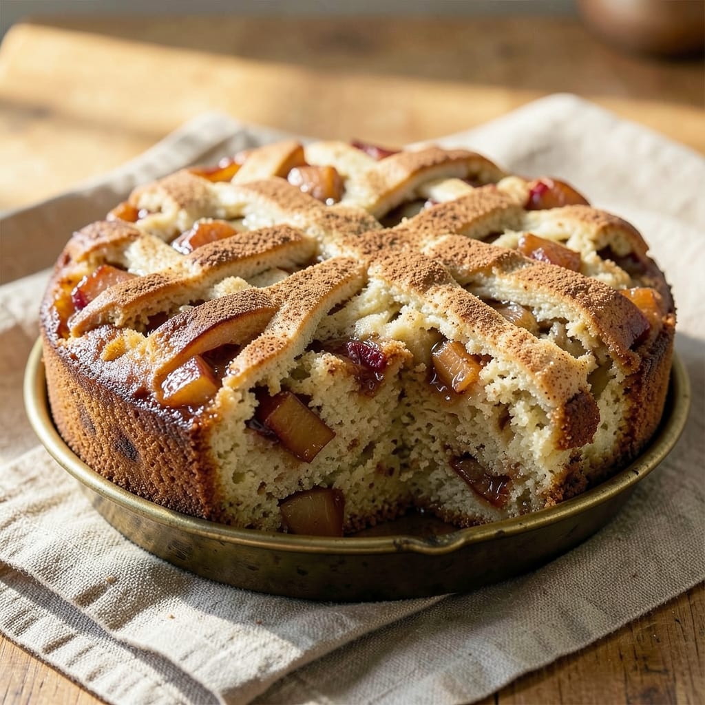8x8 Apple Cake Recipe: Spiced Fruit Layers with Buttery Crust