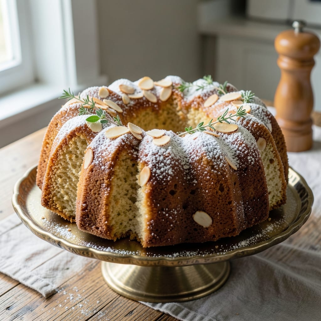 Almond Bundt Cake Recipe From Scratch: Nutty Swirls and Golden Crisp Top
