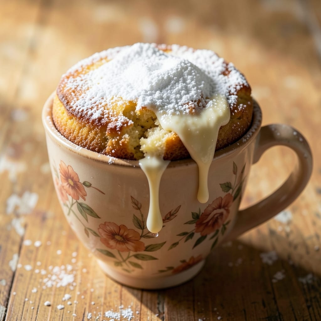 1 Minute Cake in a Mug Recipe: No-Mix, No-Bake, Vanilla Bean Velocity