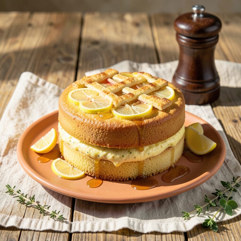 Amalfi Coast Lemon Cake Recipe: Zesty Citrus Layers with Almond Crunch