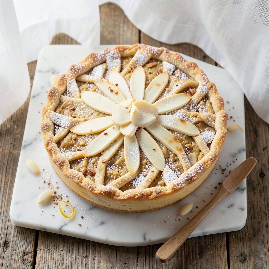 Almond Tart Cake Recipe: Nutty Swirls and Buttery Crispness