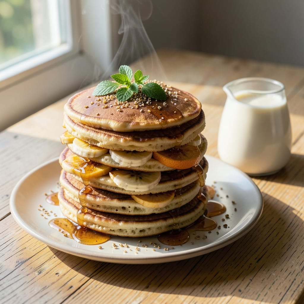 4-Ingredient Banana Pancakes Recipe: Fluffy Stacks in Under 10 Minutes