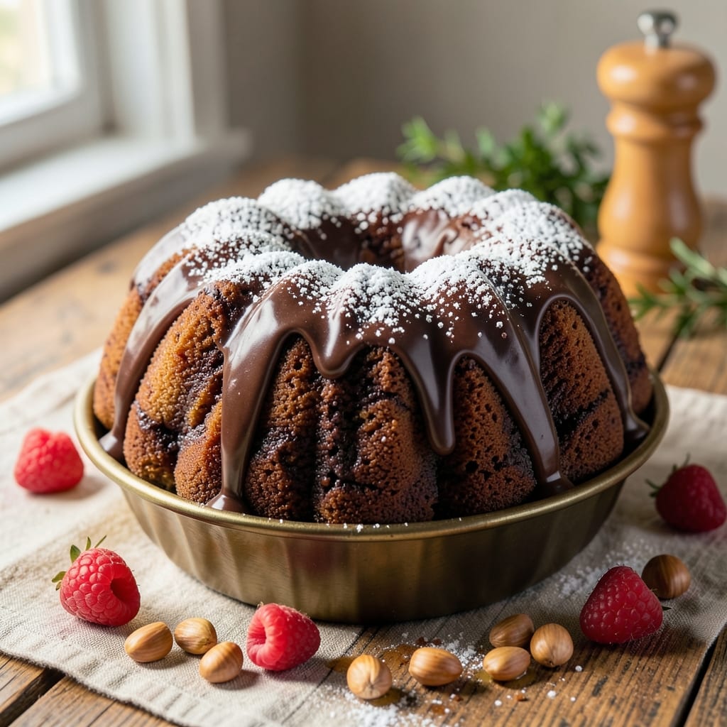 6-Cup Chocolate Bundt Cake Recipe: Deep Cocoa Crunch and Moist Layers