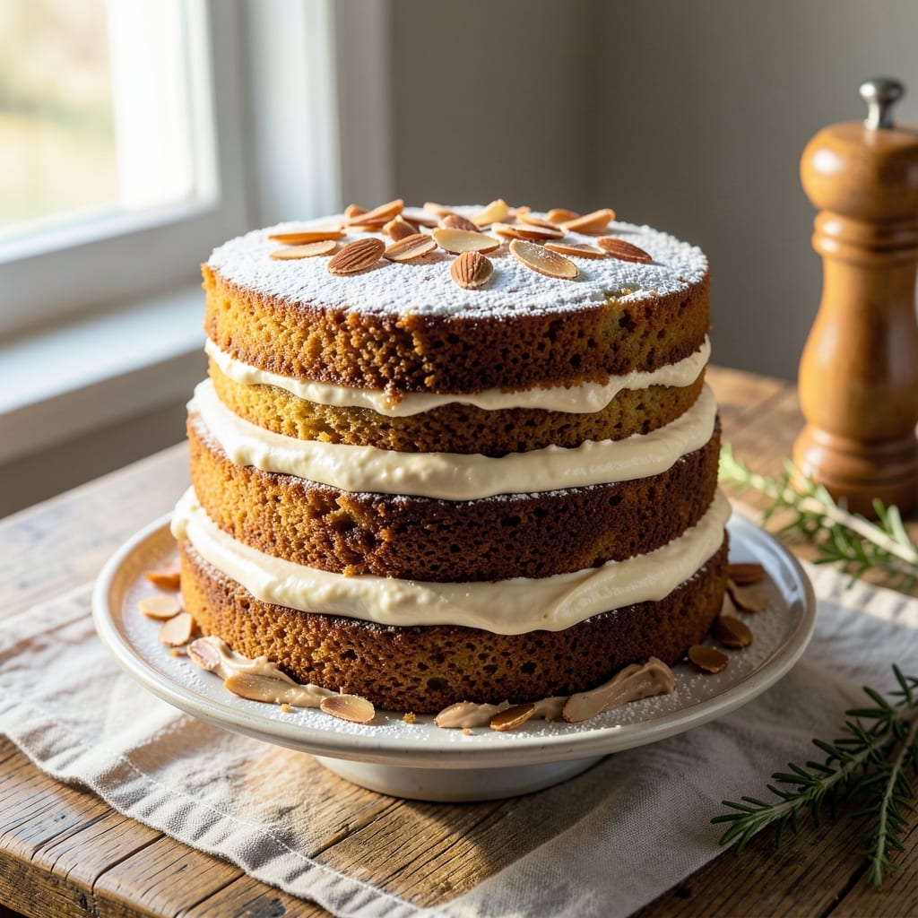 Almond Yogurt Cake Recipe: Light, Fluffy Rises With Almond-Infused Moisture