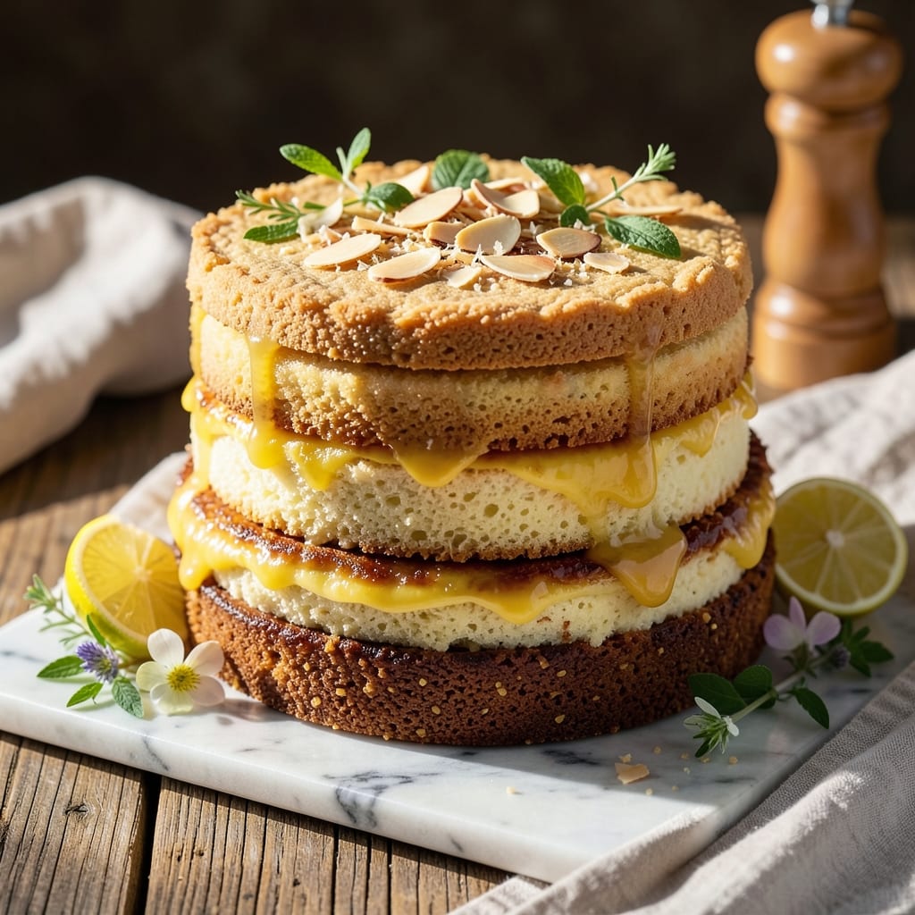 Amalfi Cake Recipe: Lemon-Zest Layers With Buttery Almond Crust