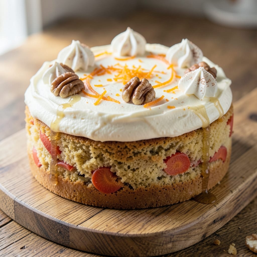 1 Layer Carrot Cake Recipe: Spiced Crumb and Cream Cheese Frosting Harmony