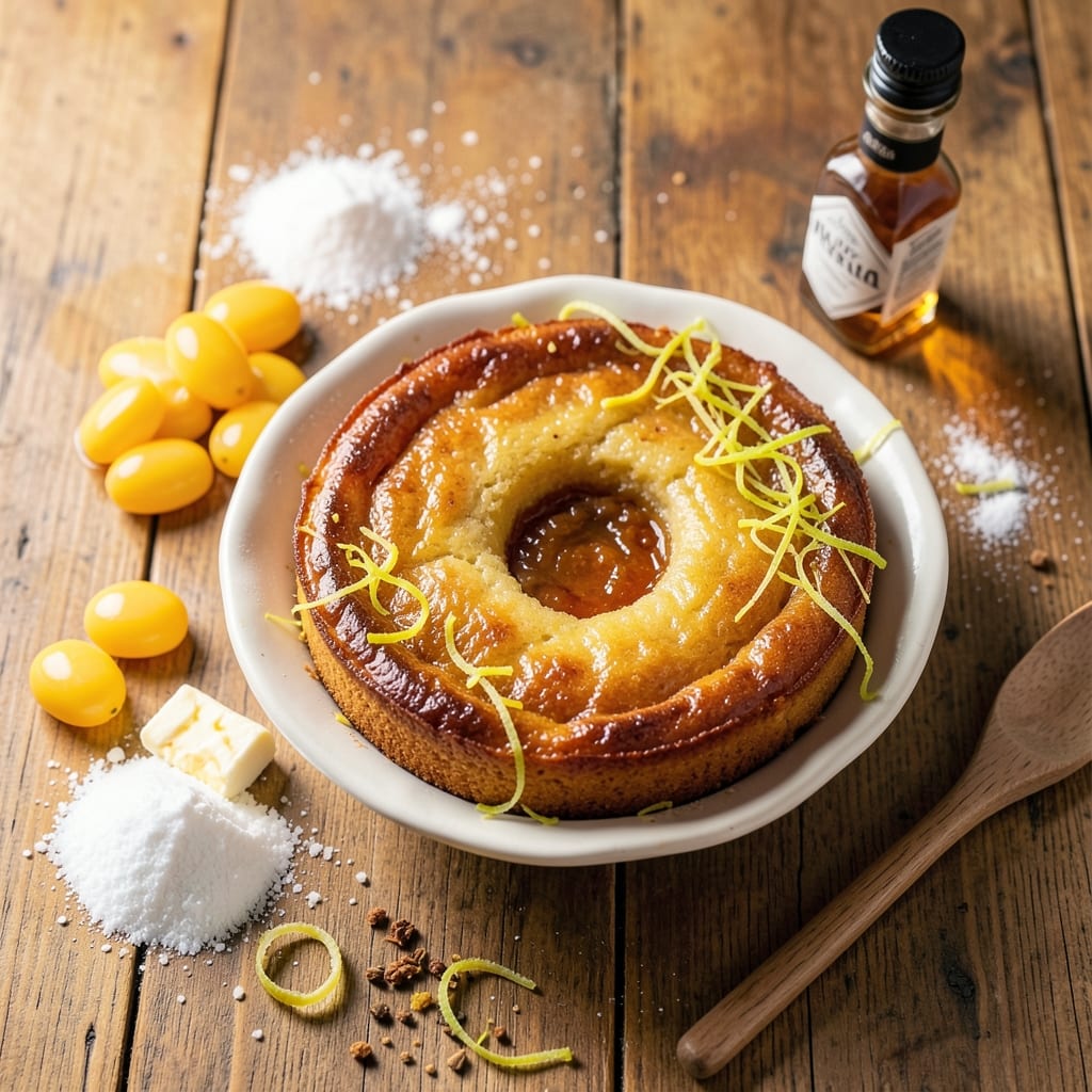 8 Egg Yolk Cake Recipe: Golden Crisp Top and Silky Fudgy Core
