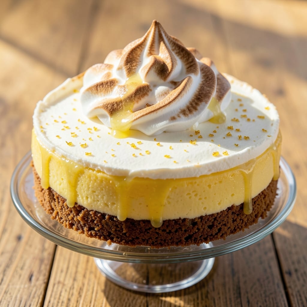 Amalfi Lemon Meringue Cheesecake Recipe: Citrusy Coast Vibes With Toasted Top