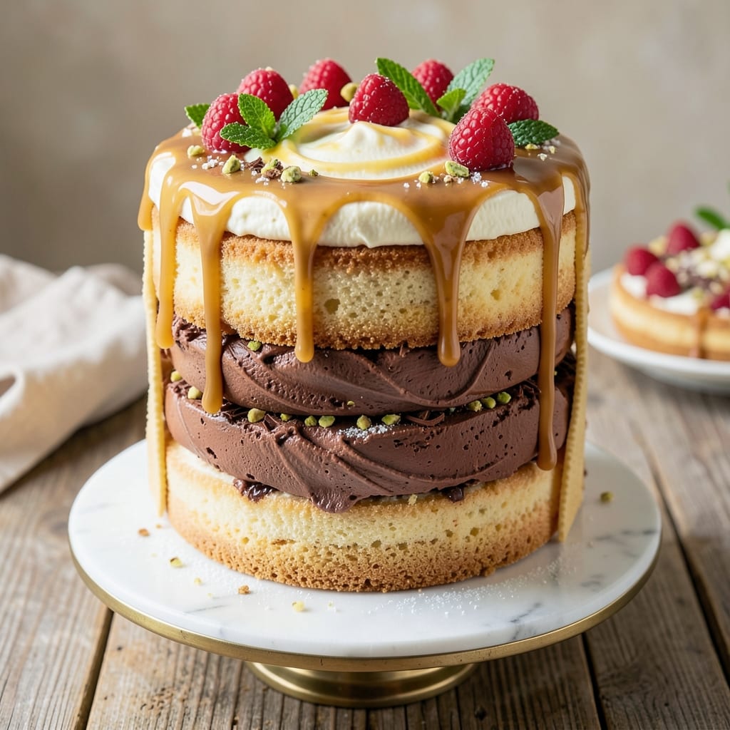 3 Layer Ice Cream Cake Recipe: Vanilla Bean Swirls and Crispy Top Magic
