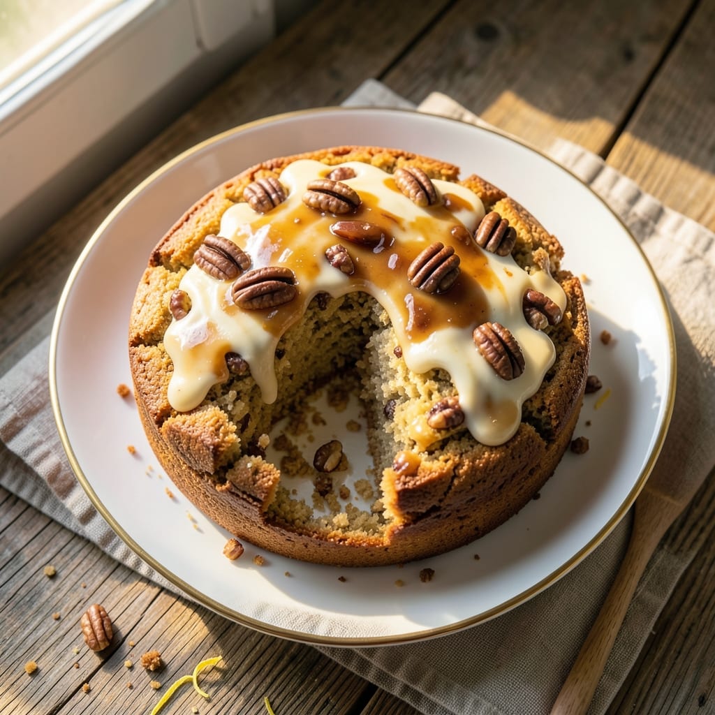 Almond and Walnut Cake Recipe: Nutty Swirls and Buttery Crispness