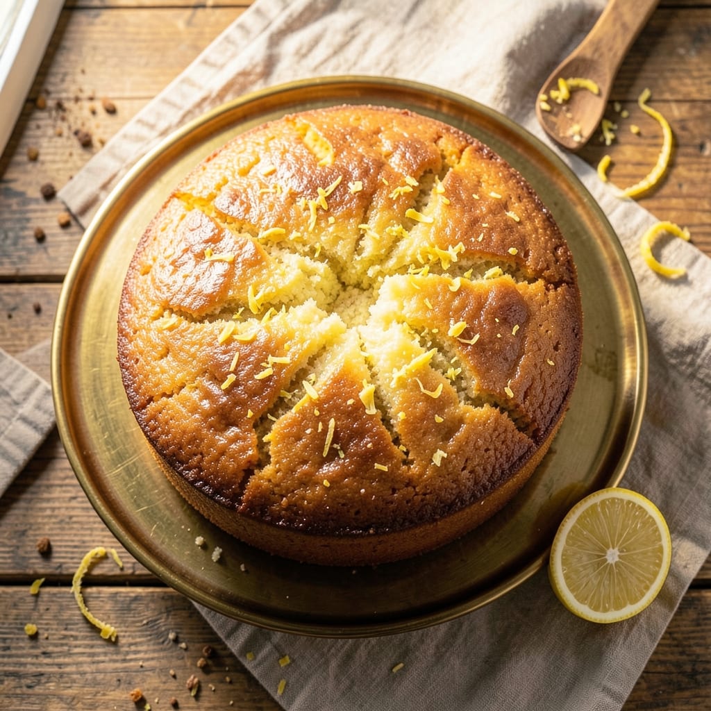 4-Ingredient Lemon Pound Cake Recipe: Zesty Brightness in One Bowl