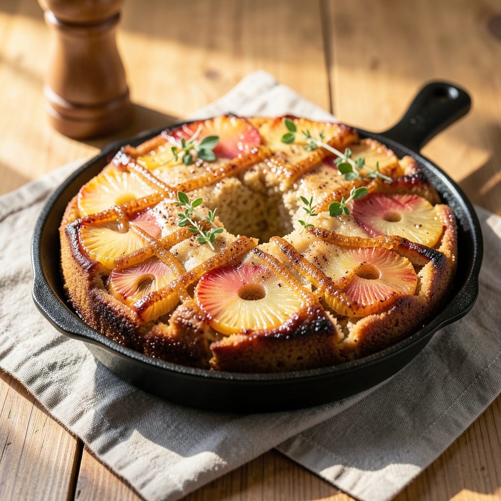 Alton Brown's Pineapple Upside Down Cake Recipe: Caramelized Fruit and Buttery Crust Magic