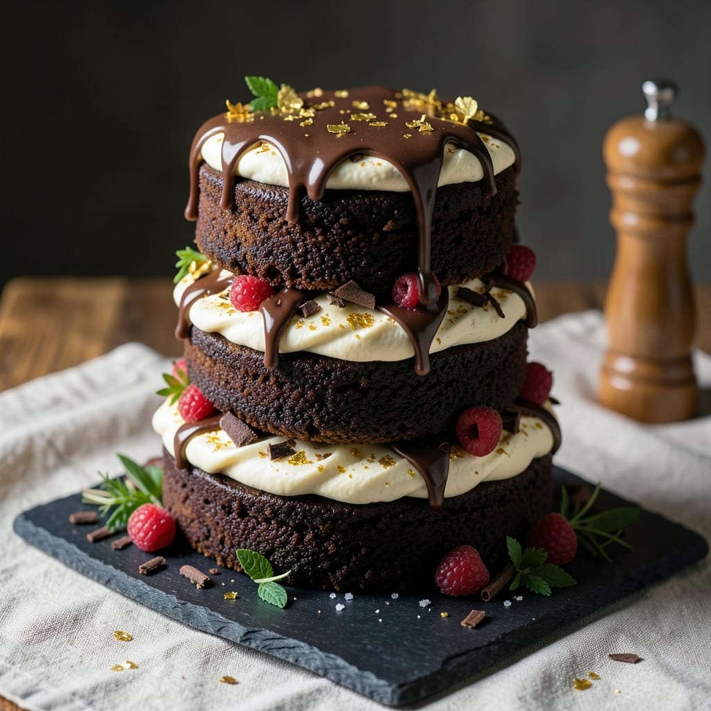 100 Dollar Chocolate Cake Recipe: Luxurious Layers With Edible Fondant Bridges