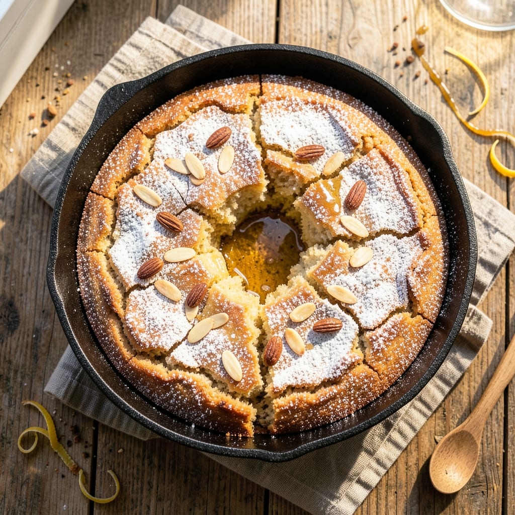 Almond Skillet Cake Recipe: Warm Nutty Swirls Straight From the Pan