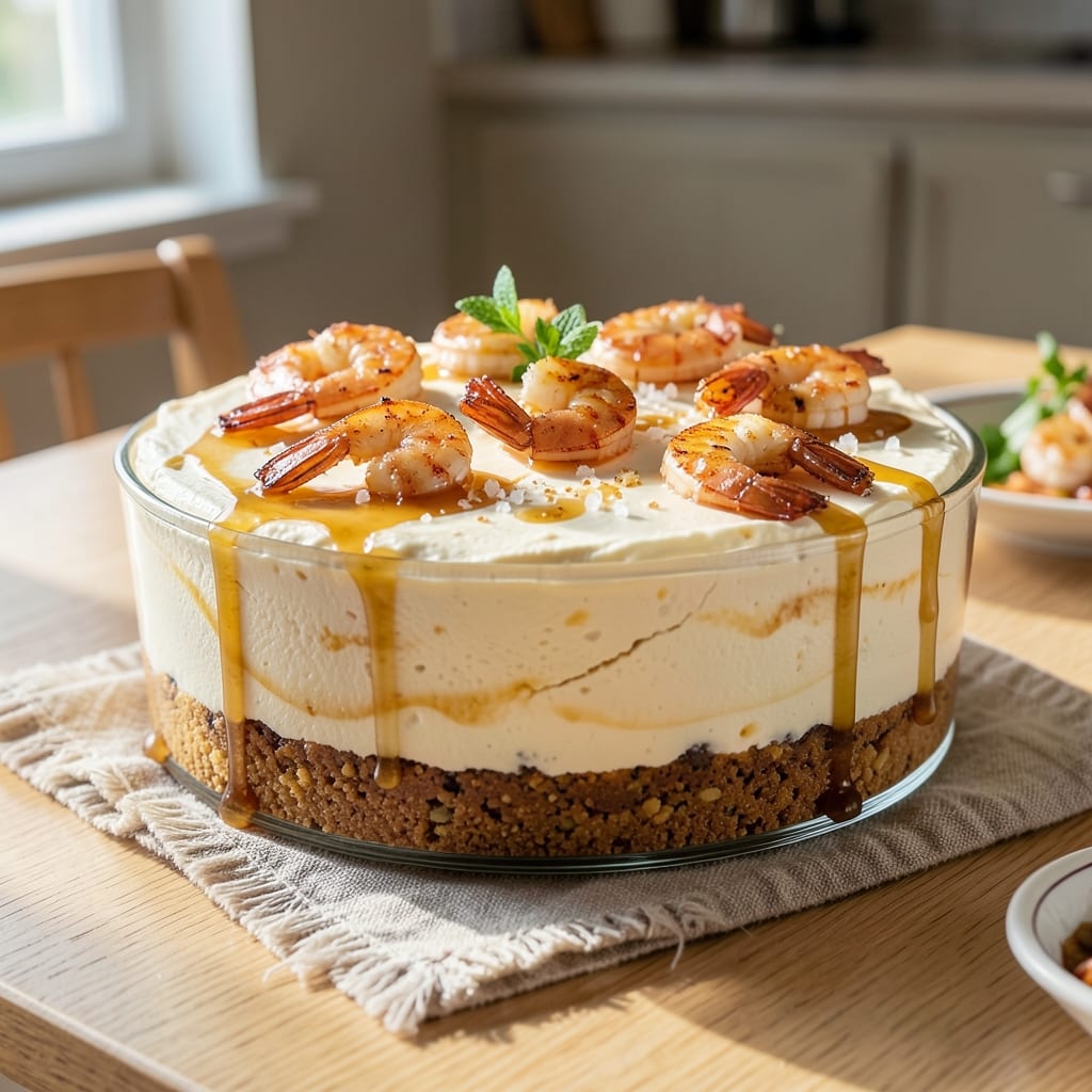 Alligator Shrimp Cheesecake Recipe: Swamp-Inspired Cream Cheese Swirls