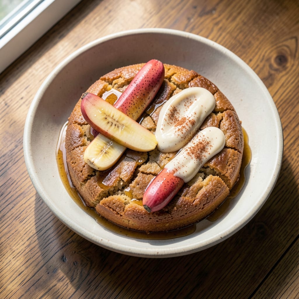 Almond Flour Banana Breakfast Cake Recipe: Gluten-Free Layers with Vanilla Almond Crunch