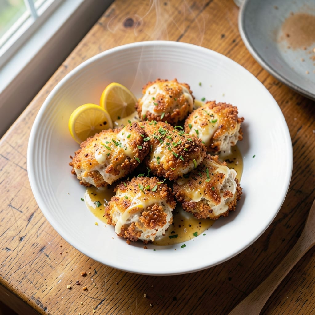 Alton Brown's Crab Cakes Recipe: Crispy Crusts and Luminous Centers