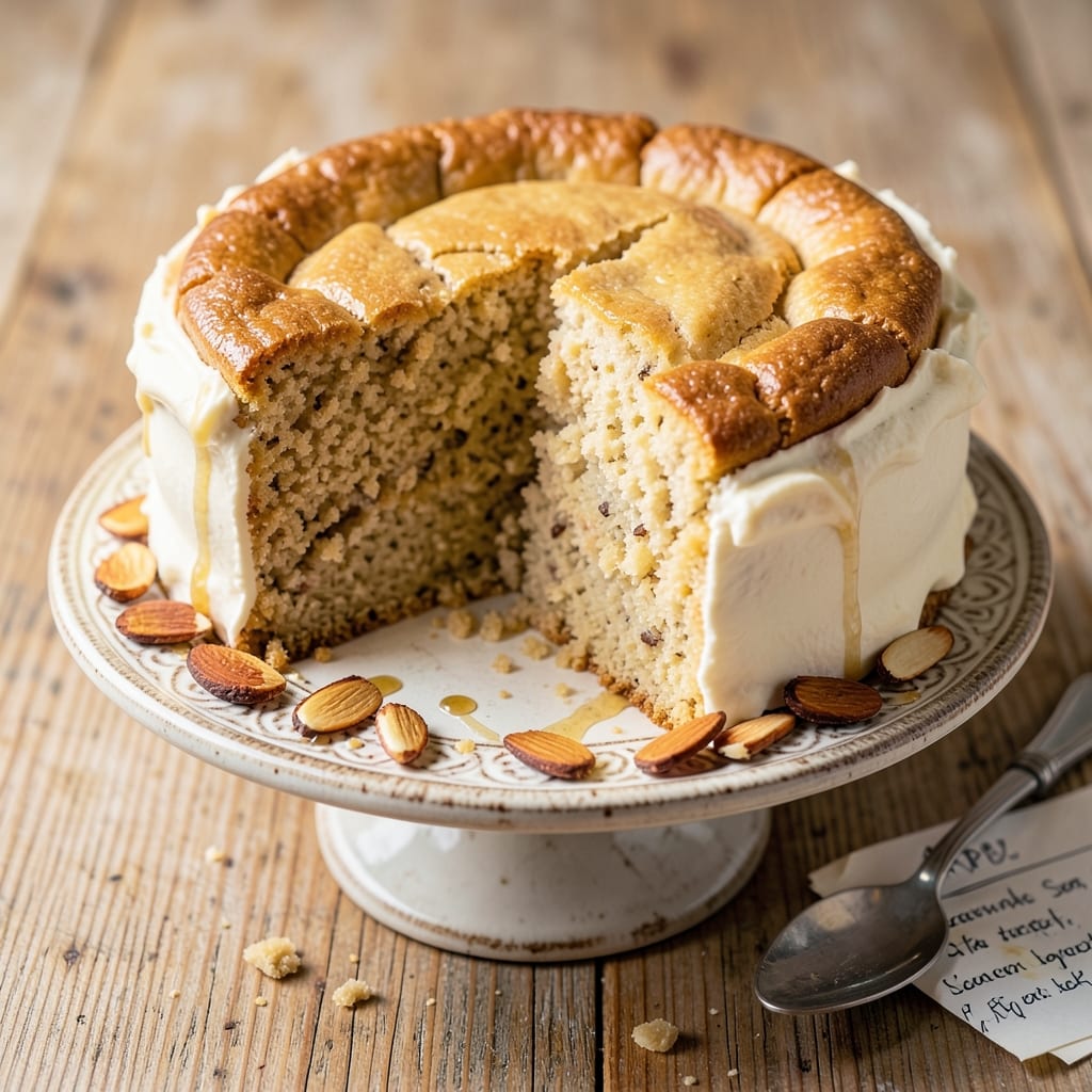 Almond Semolina Cake Recipe: Nutty Crunch Meets Silky Moisture