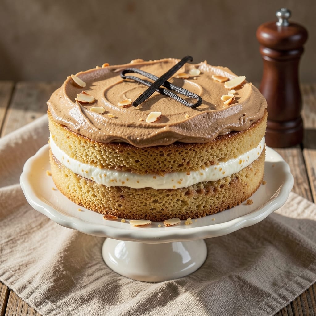 Almond Flour Yogurt Cake Recipe: Fluffy Crumb and Vanilla Swirl Magic