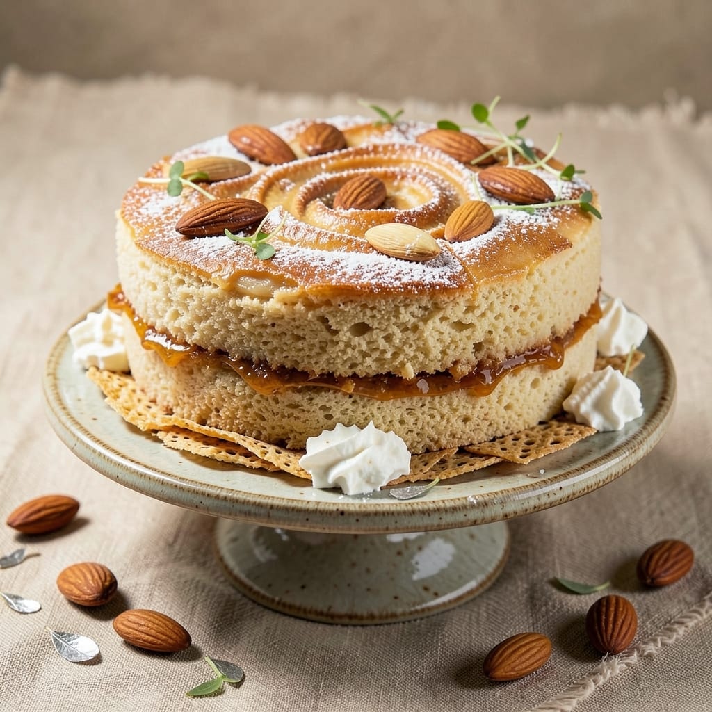 Almond Cake Pakistani Recipe: Cardamom-Scented Moistness With Toasted Nut Topping