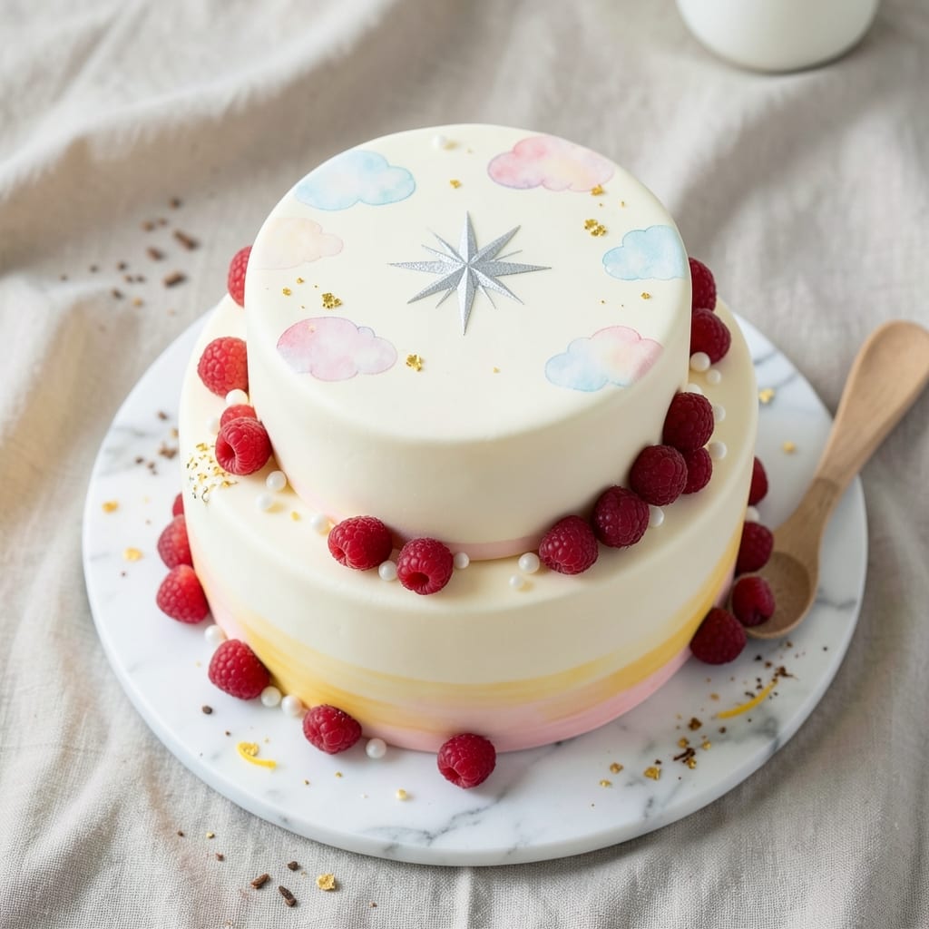 2nd Birthday Cake Recipe: Mini Fondant Towers With Edible Fondant Bridges