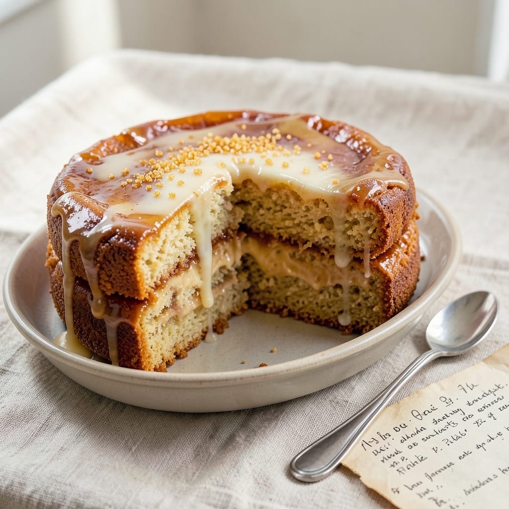Amber Cake Recipe: Golden Swirls and Moist Layers Without Overmixing