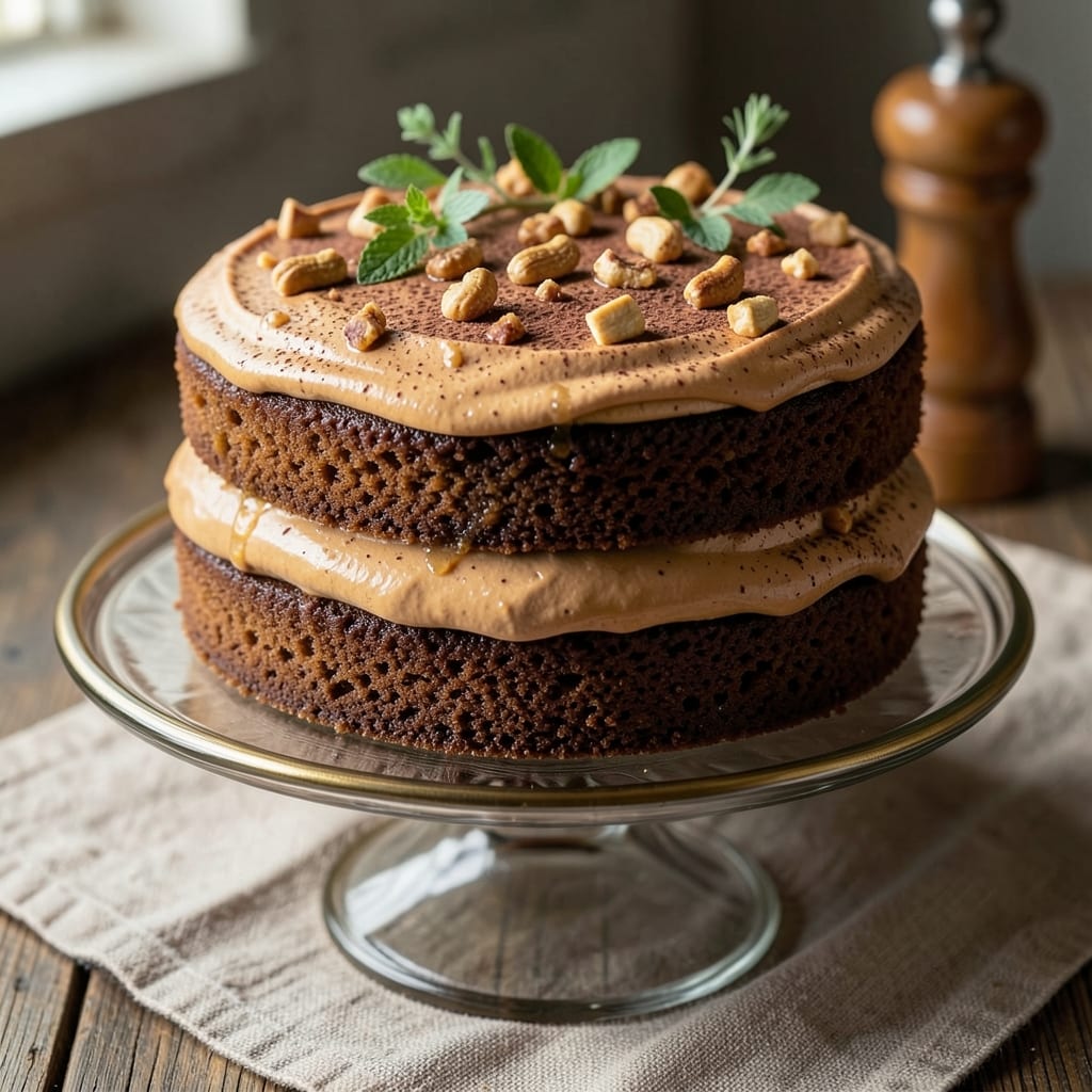 3-Ingredient Peanut Butter Cake Recipe: Fudgy Richness Without a Single Egg