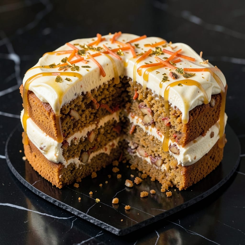 24K Gold Carrot Cake Recipe: Ultra-Rich Frosting and Spice-Packed Crumb