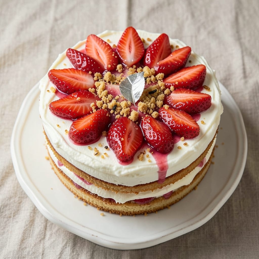 Ambrosia Bakery Strawberry Cake Recipe: Vanilla-Infused Layers with Juicy Berries