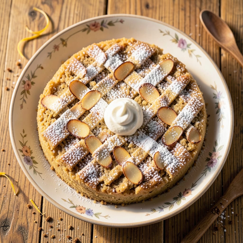 Almond Polenta Cake Recipe: Nutty Vanilla Swirls with Crunchy Top