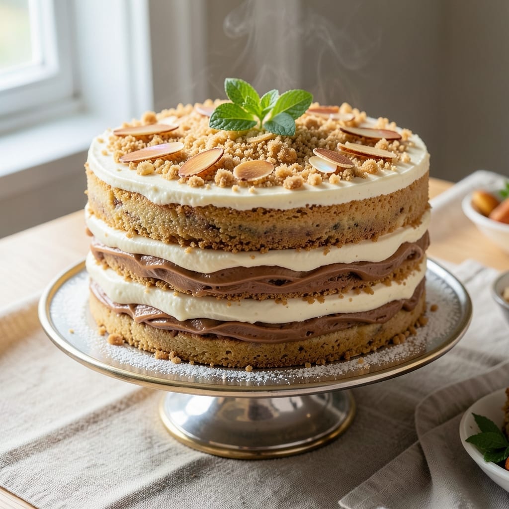 Almond Frangipane Cake Recipe: Vanilla-Infused Layers with Crispy Crown