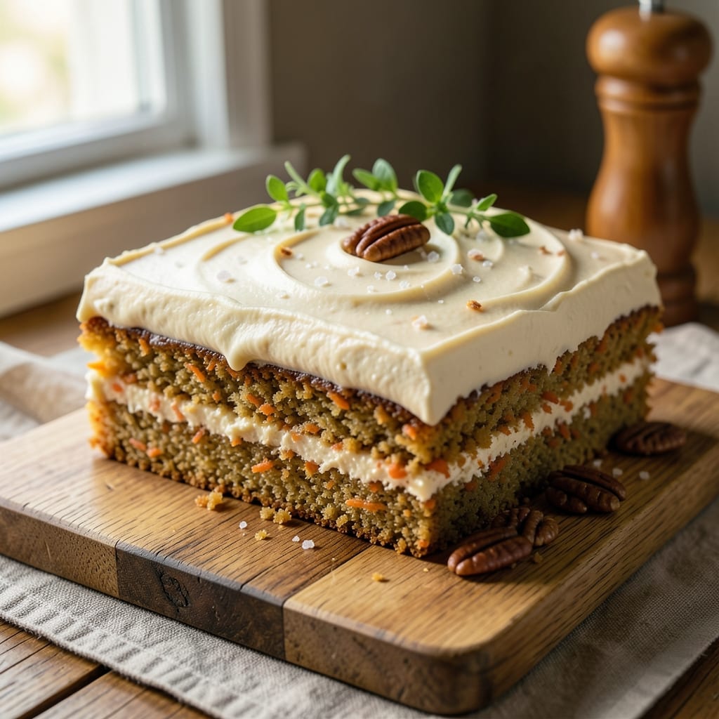 8-Inch Square Carrot Cake Recipe: Spiced Crumb and Cream Cheese Frosting Bliss