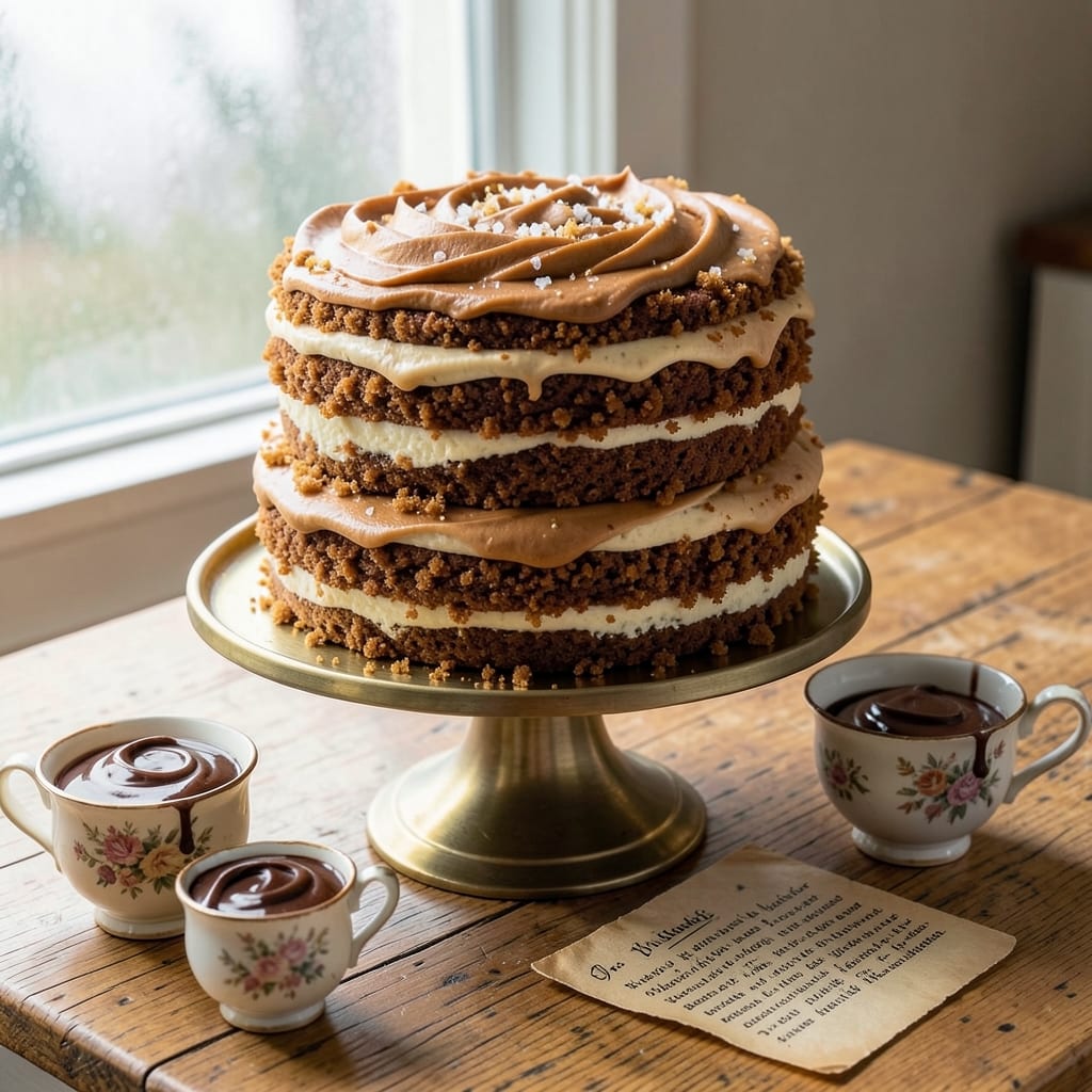 1930 Cookie Butter Cake Recipe: Nostalgic Swirls of Caramel and Chocolate Chip