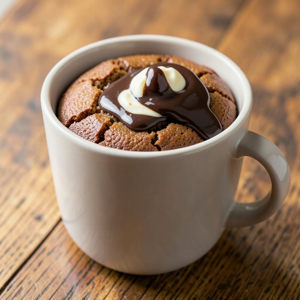 3-Ingredient Keto Mug Cake Recipe: Single-Serve Fudgy Bliss in 90 Seconds