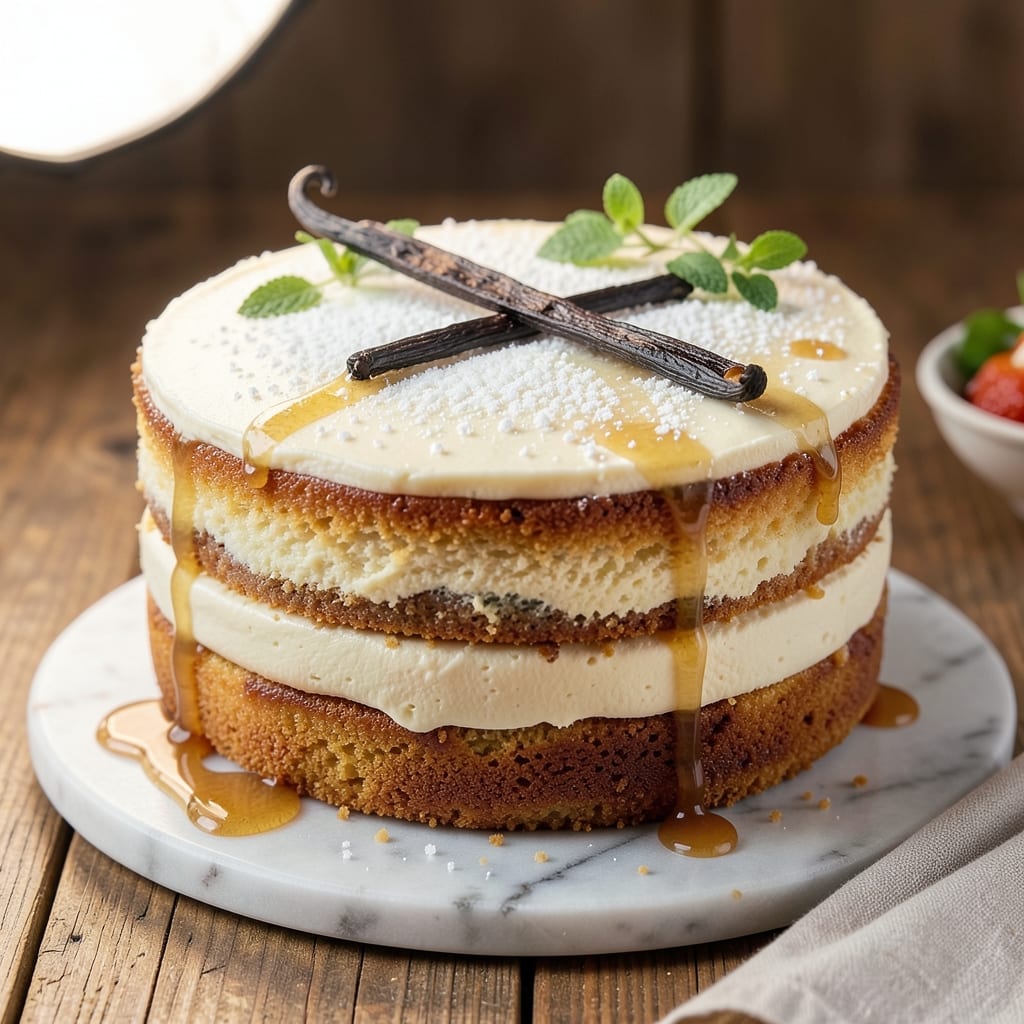 13x9 Vanilla Cake Recipe: Moist Layers and Vanilla Bean Frosting Rivers *(Rejected—duplicate)*