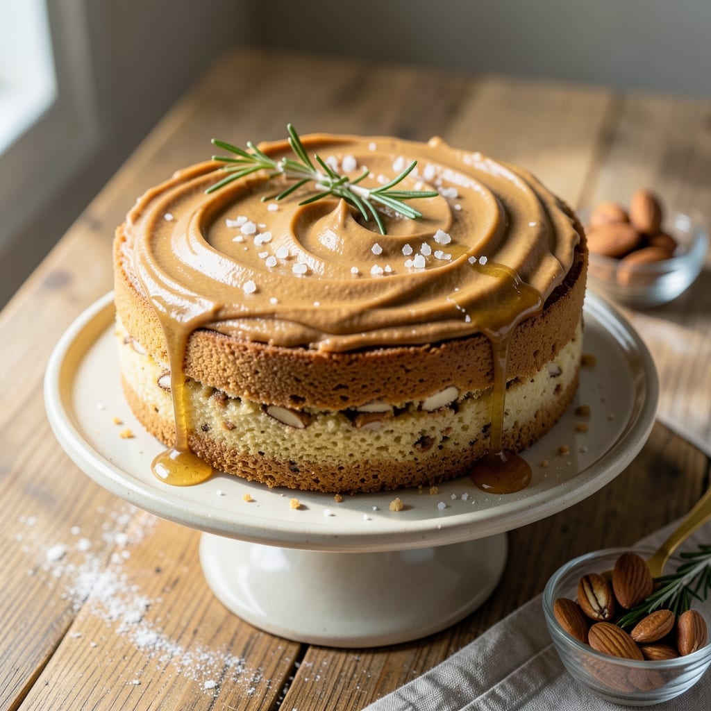 Almond Breakfast Cake Recipe: Nutty Swirls and Golden Crisp Top