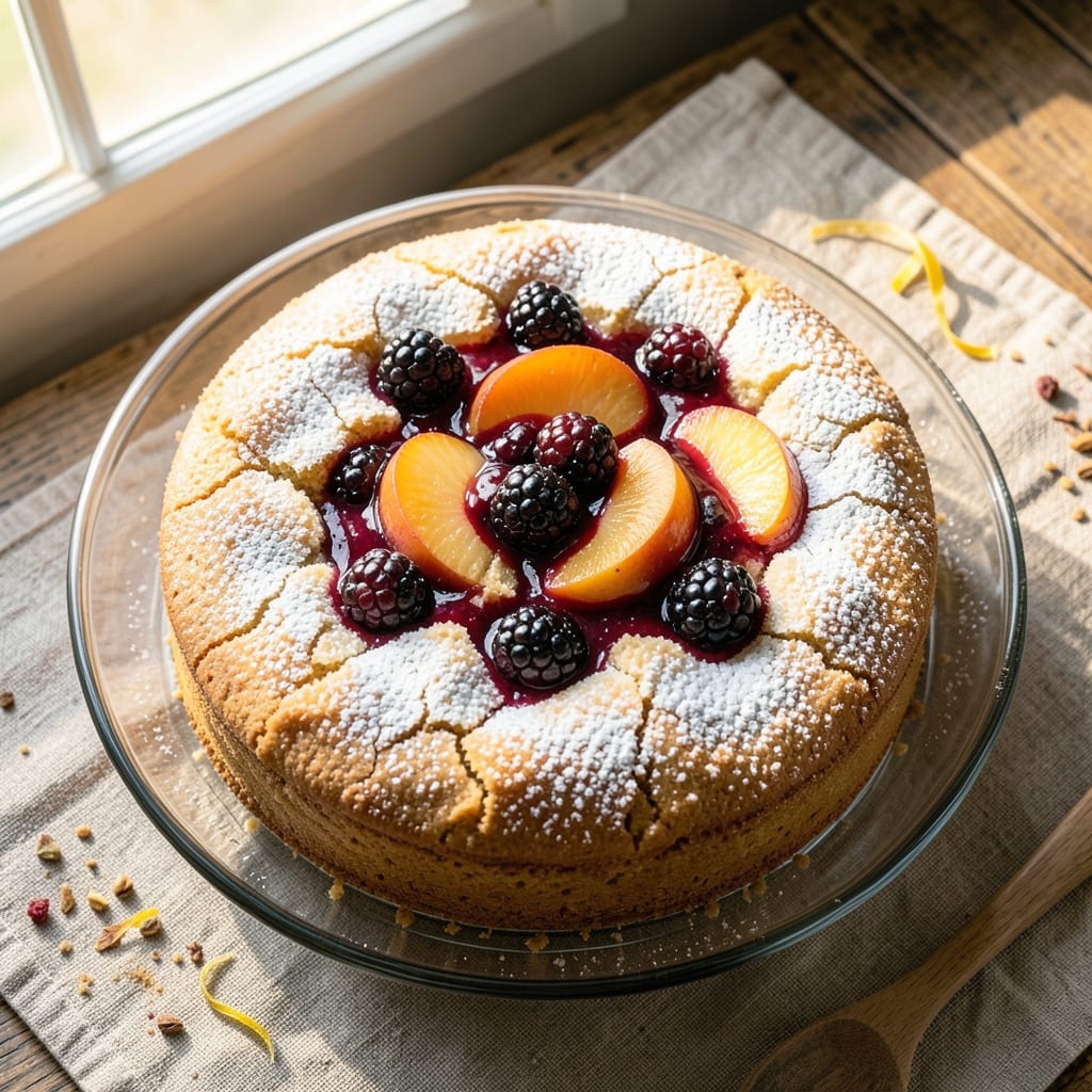 Almond Flour Fruit Cake Recipe: Nutty Moistness With Vanilla-Infused Layers