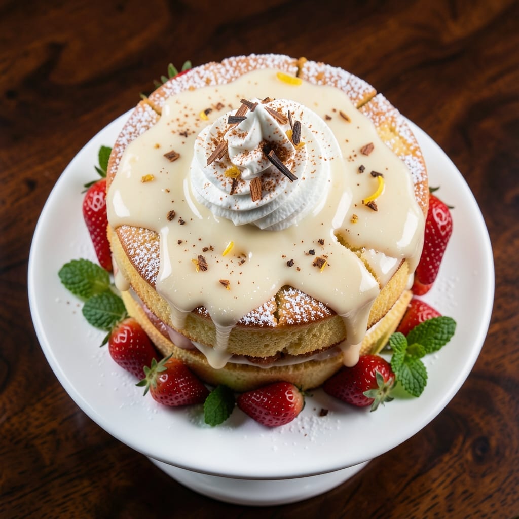 5 Star Tres Leches Cake Recipe: Spongy Layers Soaked in Creamy Bliss