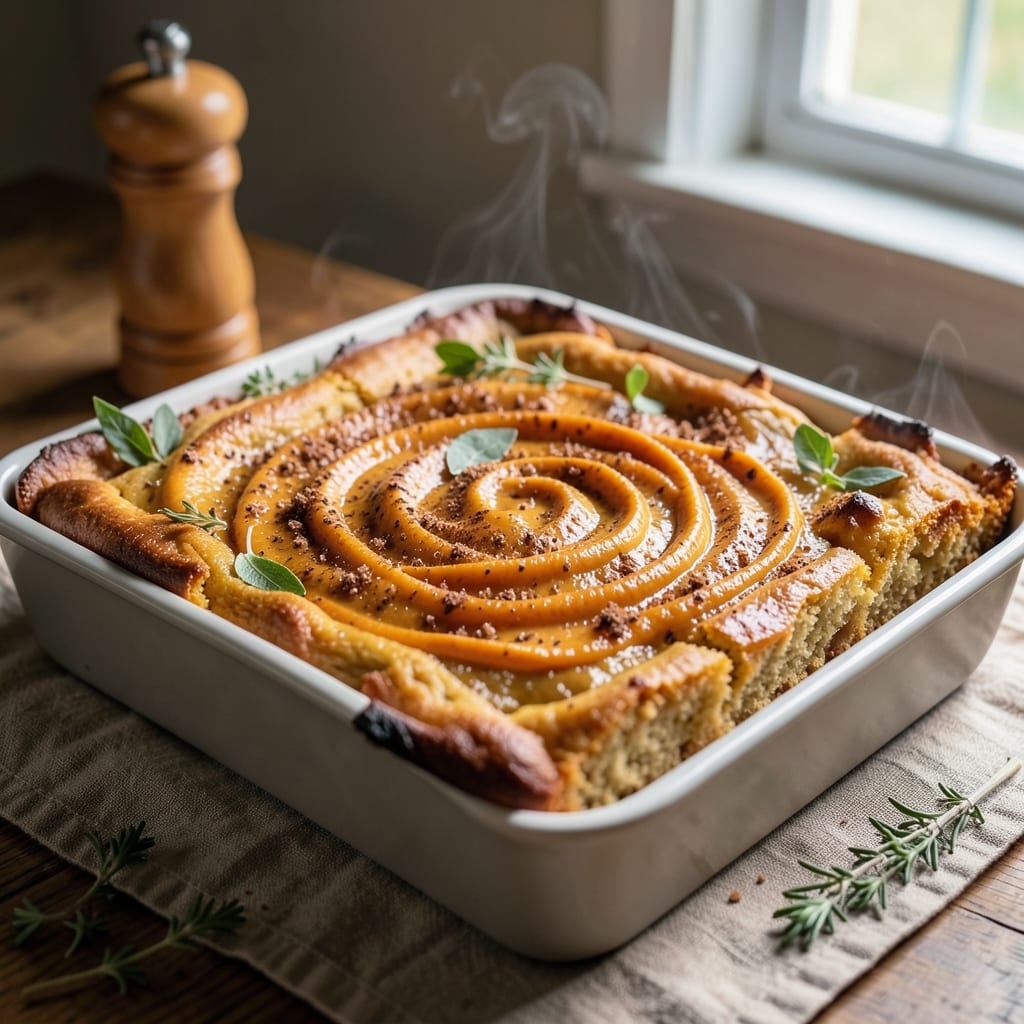 3-Ingredient Pumpkin Dump Cake Recipe: Spiced Warmth in One Tin