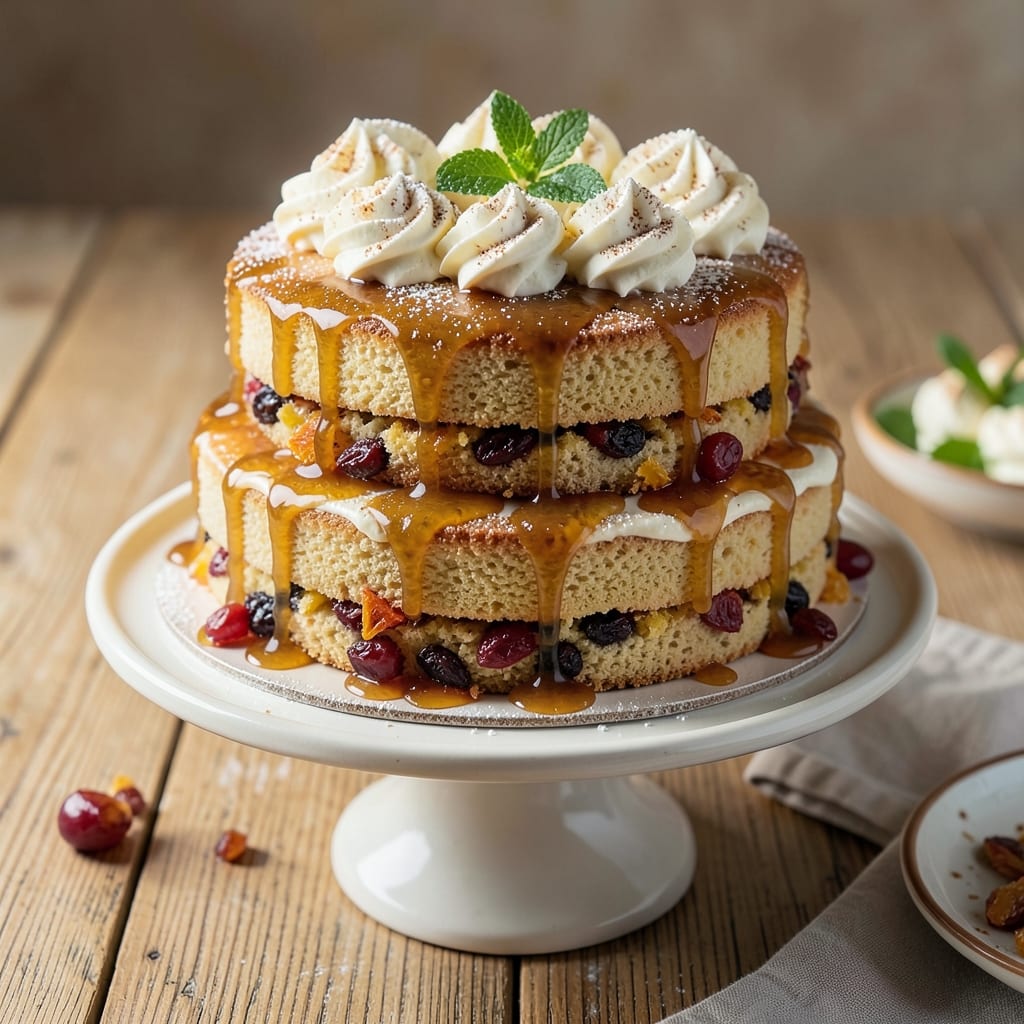 12th Night Cake Recipe: Spiced Rum-Infused Layers With Edible Fondant Bridges