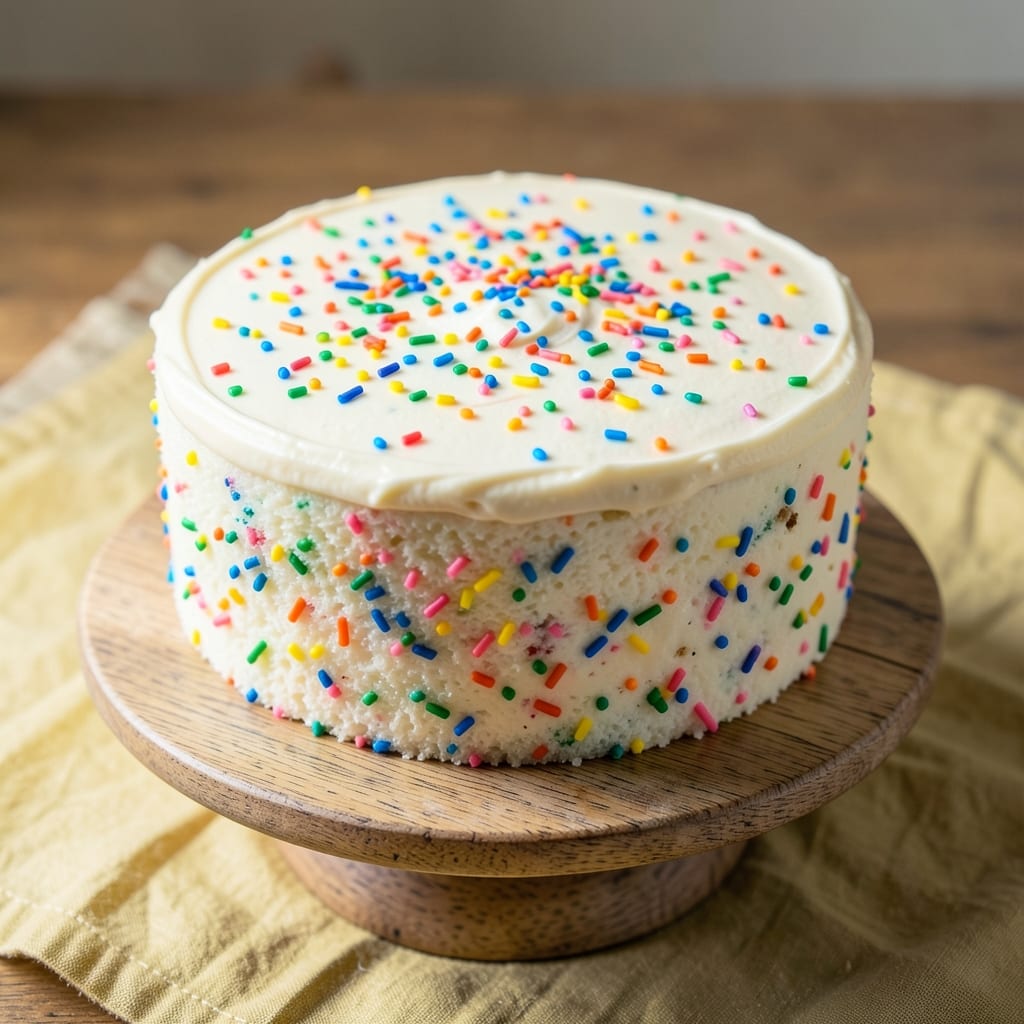 4 Inch Funfetti Cake Recipe: Confetti-Packed Height in One Tin