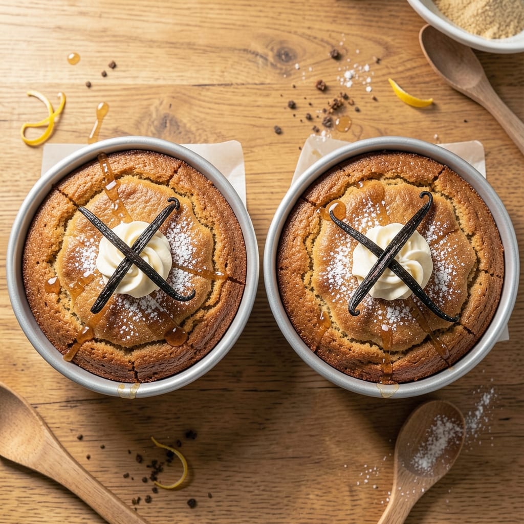 America's Cake Recipe: Vanilla Bean Swirls and Buttery Crust Harmony
